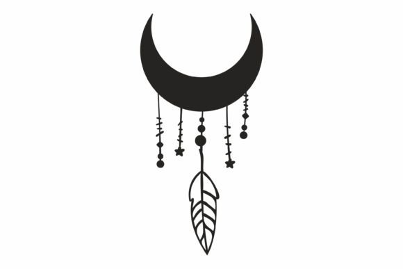 Download Boho Moon SVG, Moon SVG, Bohemian Moon - Moon Collection