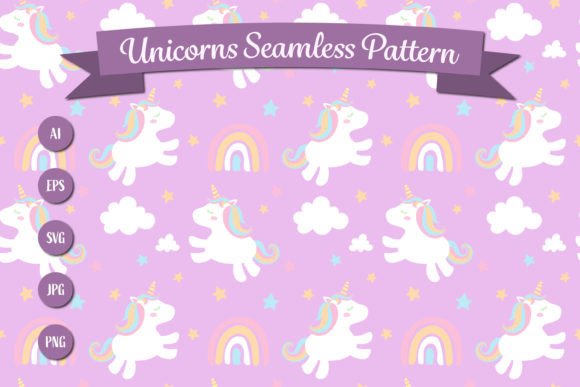 Download Cute Unicorn Seamless Pattern - Unicorn seamless pattern Collection