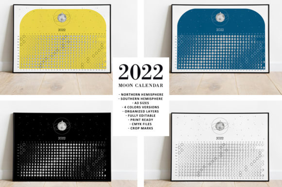 Download Moon Calendar 2022 - Moon Collection