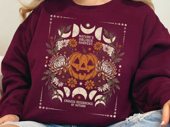 Download Moon Phase Pumpkin PNG, Halloween Design - Moon Collection