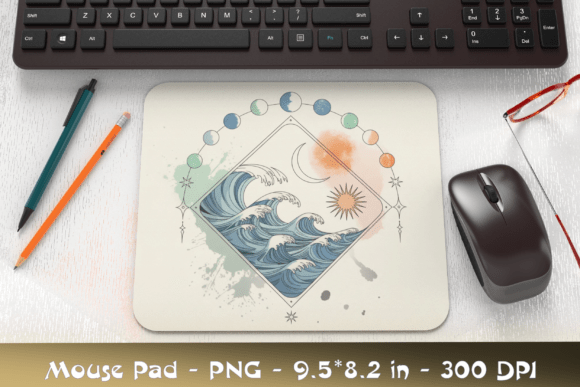 Download Boho Ocean Moon Phases PNG - Moon Collection