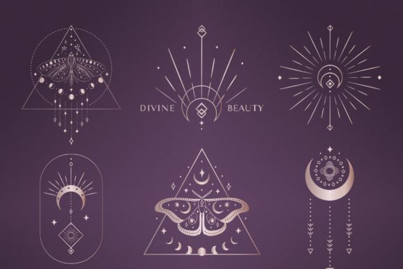 Download Divine Beauty Pre-Made Logo Design. Moon - Moon Collection
