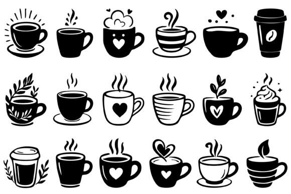Download Coffee Cup Silhouette SVG PNG Clipart - Coffee cup Collection