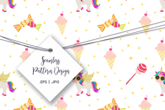 Download Unicorn Seamless Pattern for Kids - Unicorn seamless pattern Collection