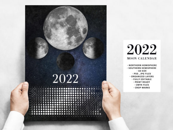 Download Moon Calendar 2022 Real - Moon Collection