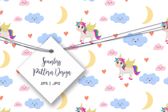 Download Unicorn Seamless Pattern Graphic - Unicorn seamless pattern Collection