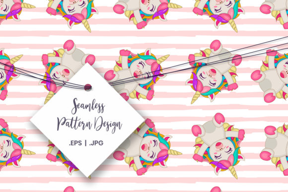 Download Unicorn Seamless Pattern Graphic - Unicorn seamless pattern Collection