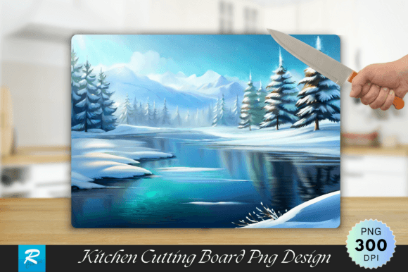 Download Winter Nature Cutting Board - Premium Bundle