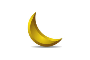 Download Half Moon Vector Illustration - Moon Collection